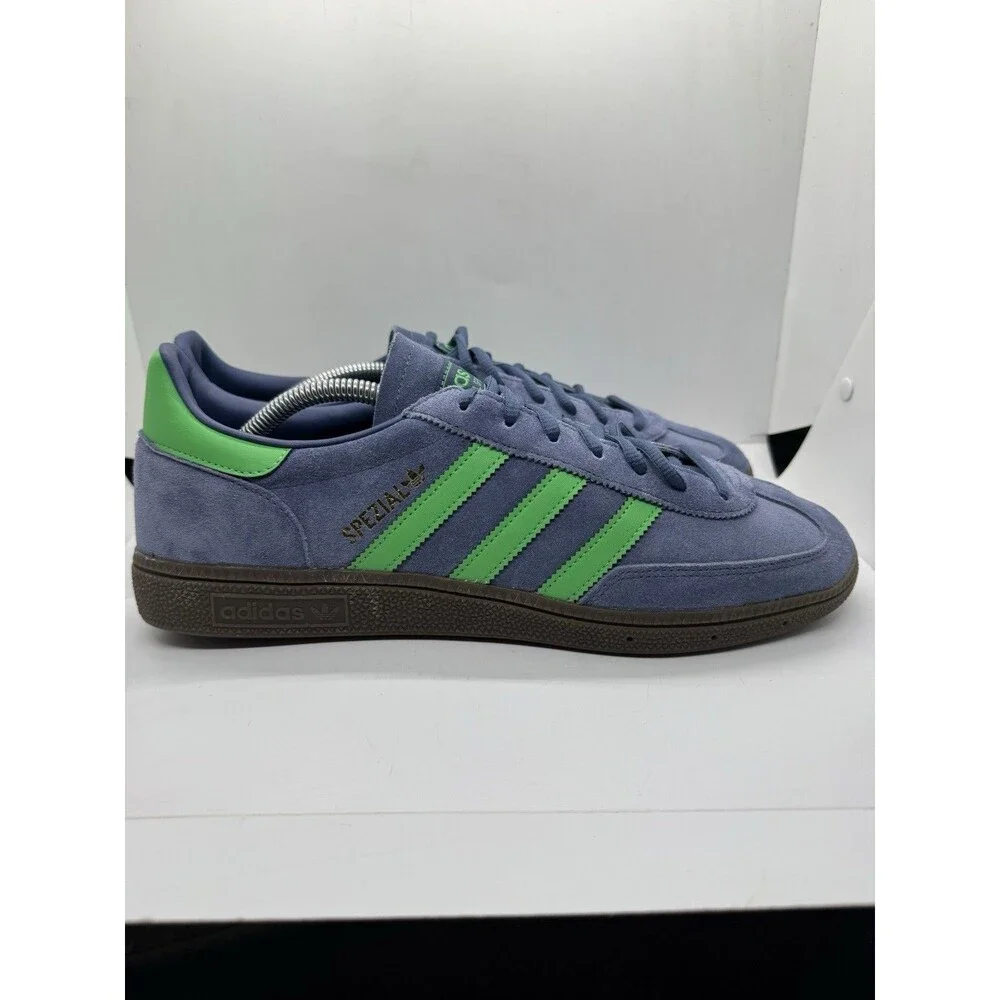 Adidas Handball Spezial Mens 12 Preloved Ink Semi Screaming Green shoes JH5437